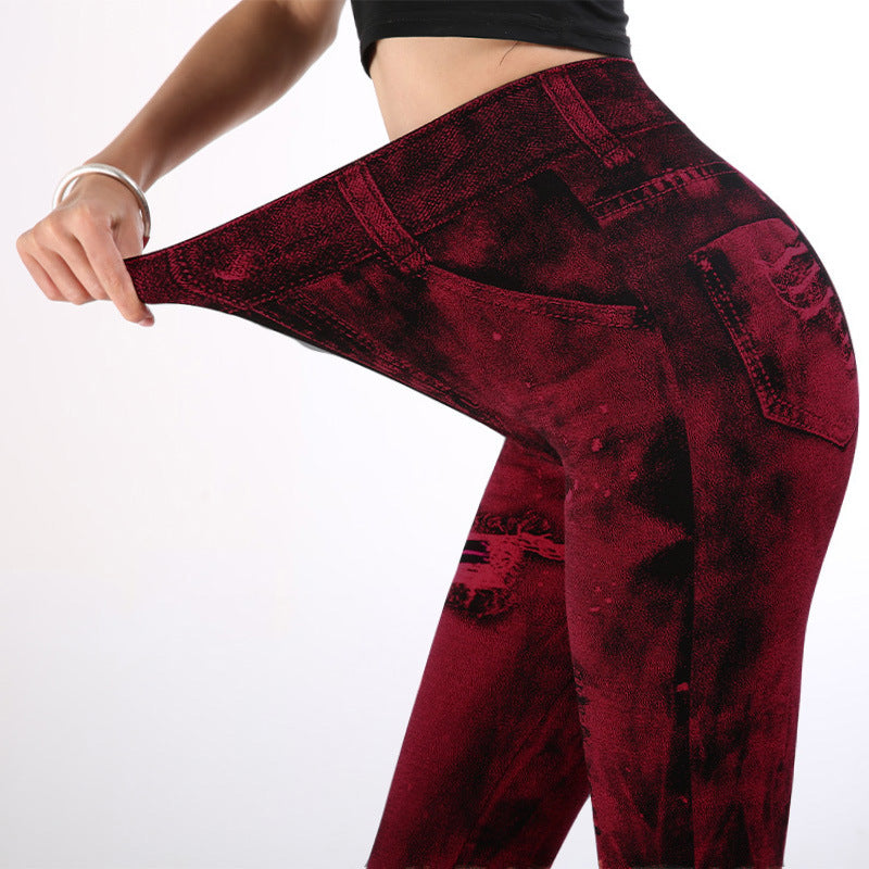 Women's Popular Cool Casual Fashion Denim Leggings
