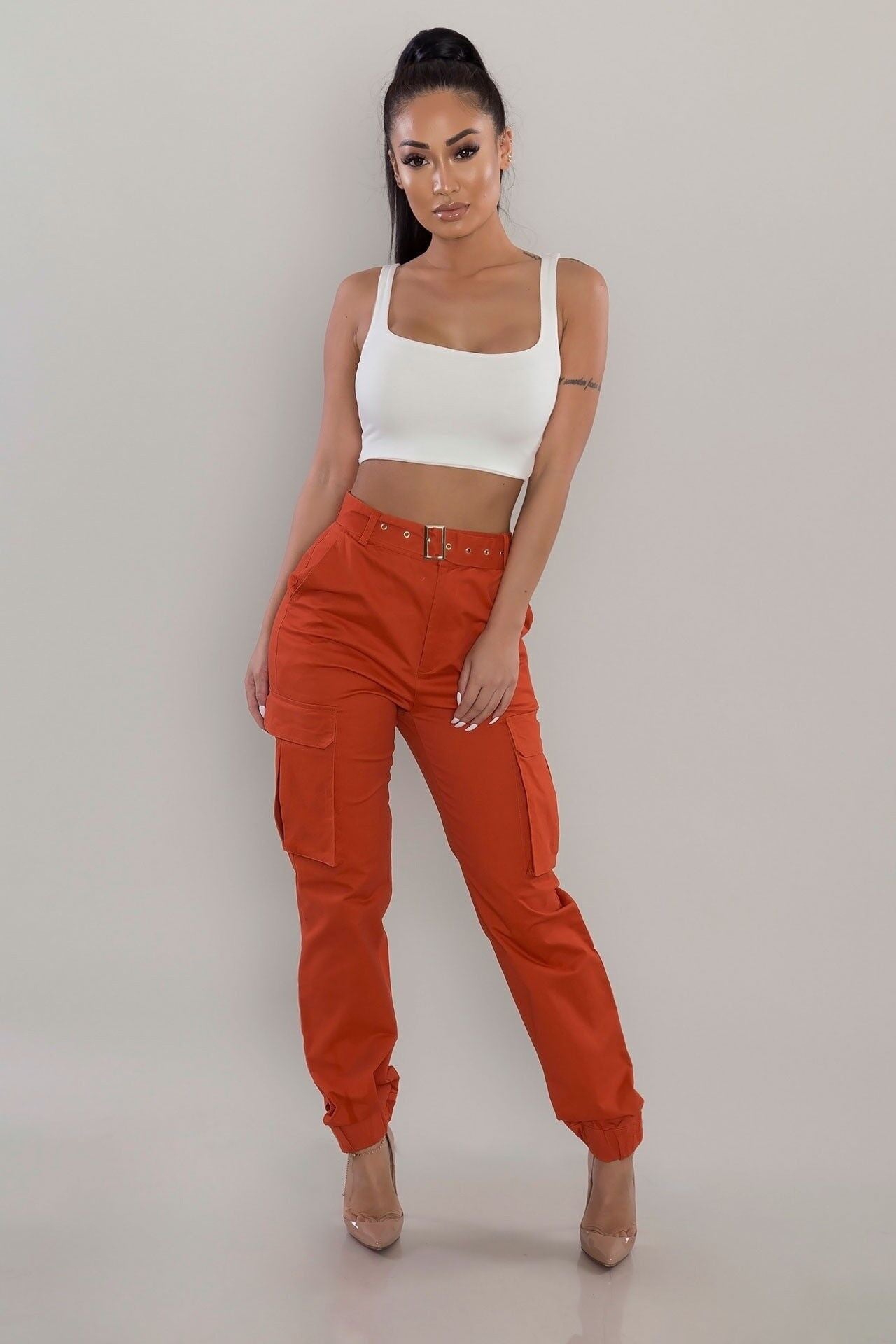 Women's Slouchy Overalls Casual Without Belt Pants