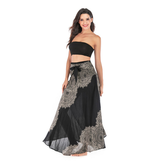 Thai Dress Beach Vacation Two-way Big Skirts