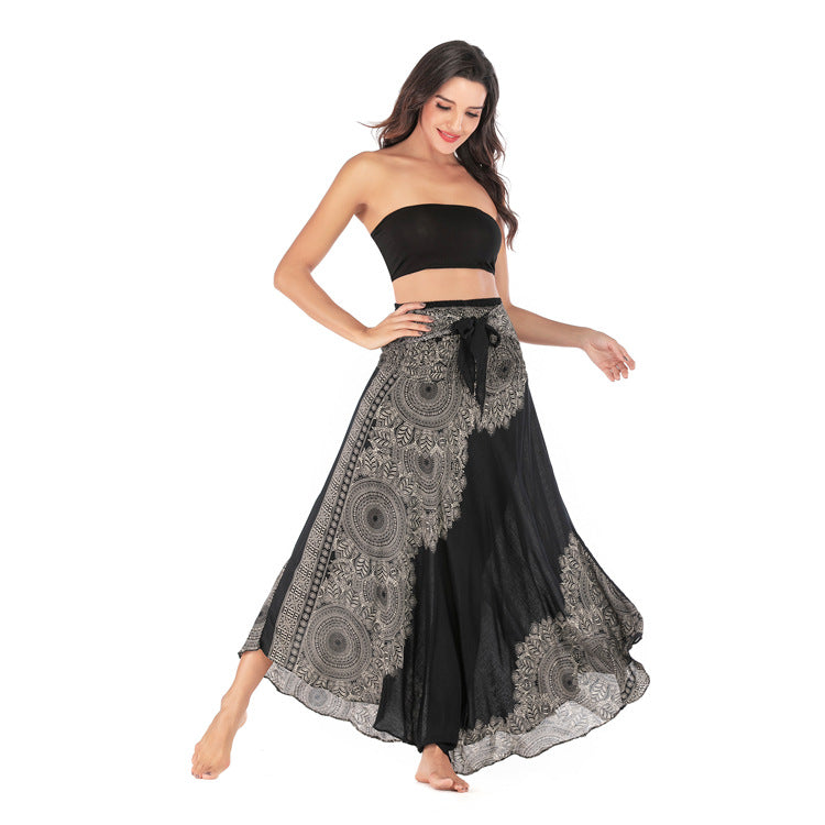 Thai Dress Beach Vacation Two-way Big Skirts