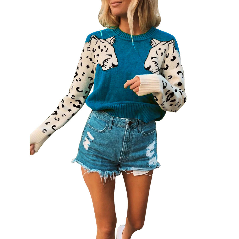 Casual Fashion Leopard Elastic Nightclub Uniforms Uniform