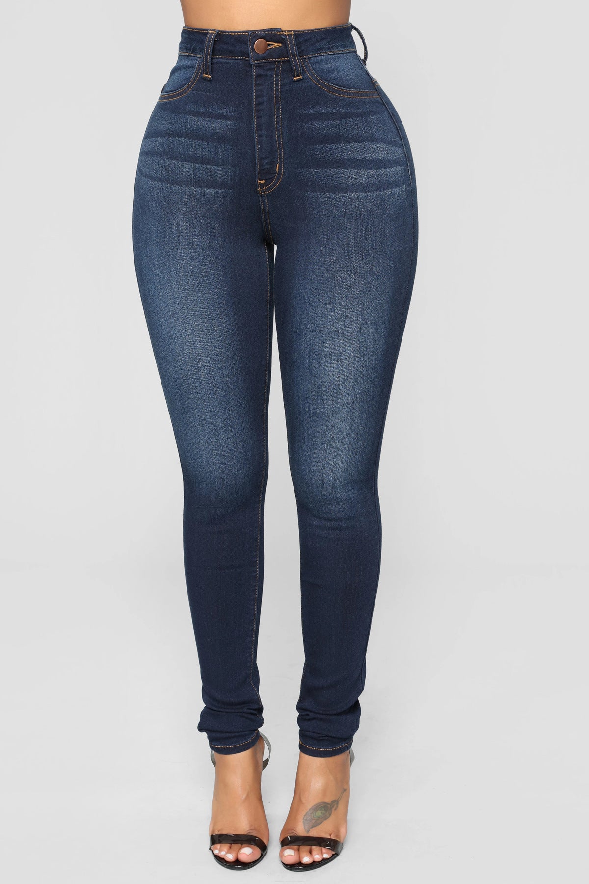Ultra High Waist Stretch Hip Lift Jeans