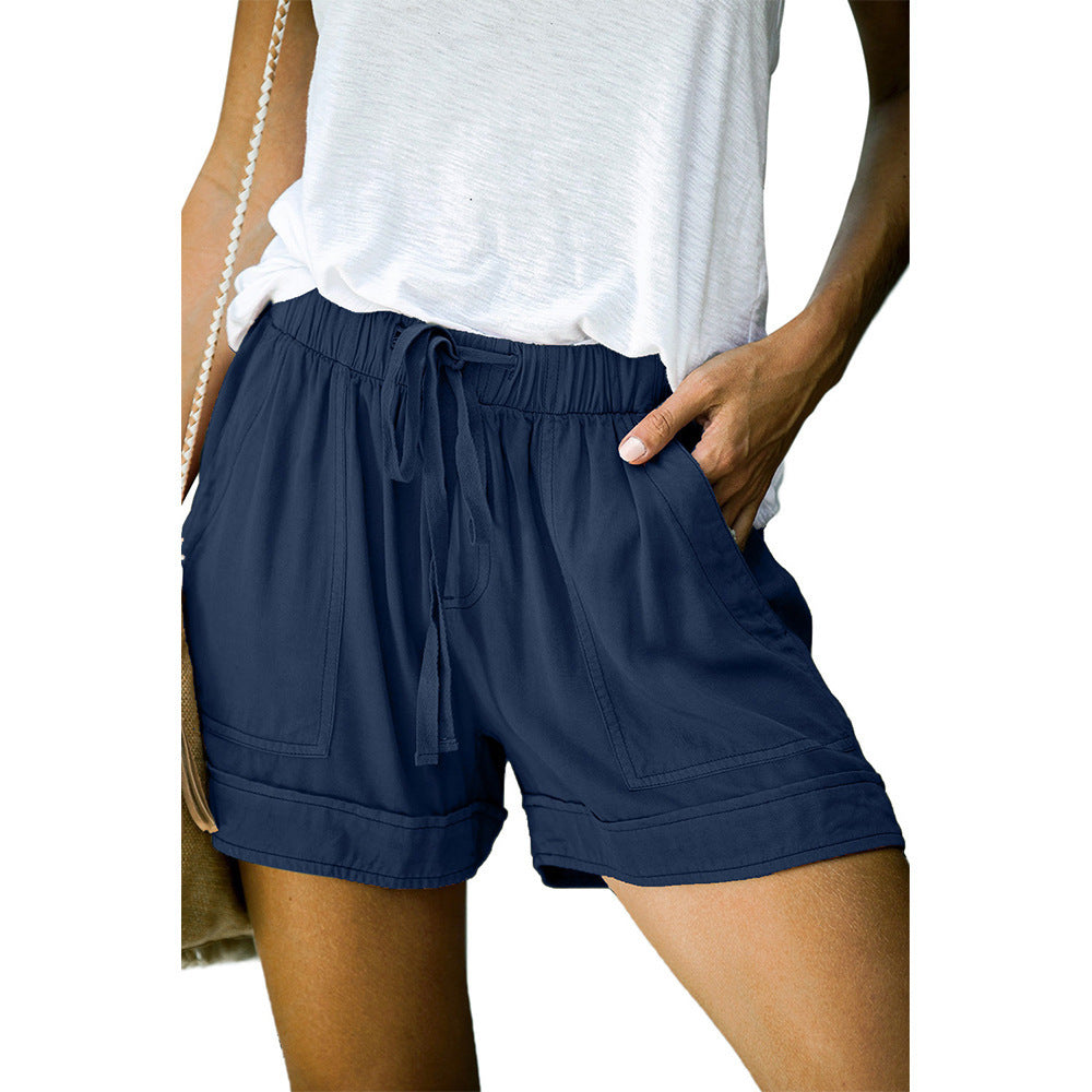 Women's Casual Summer European Style High Waist Loose Pants