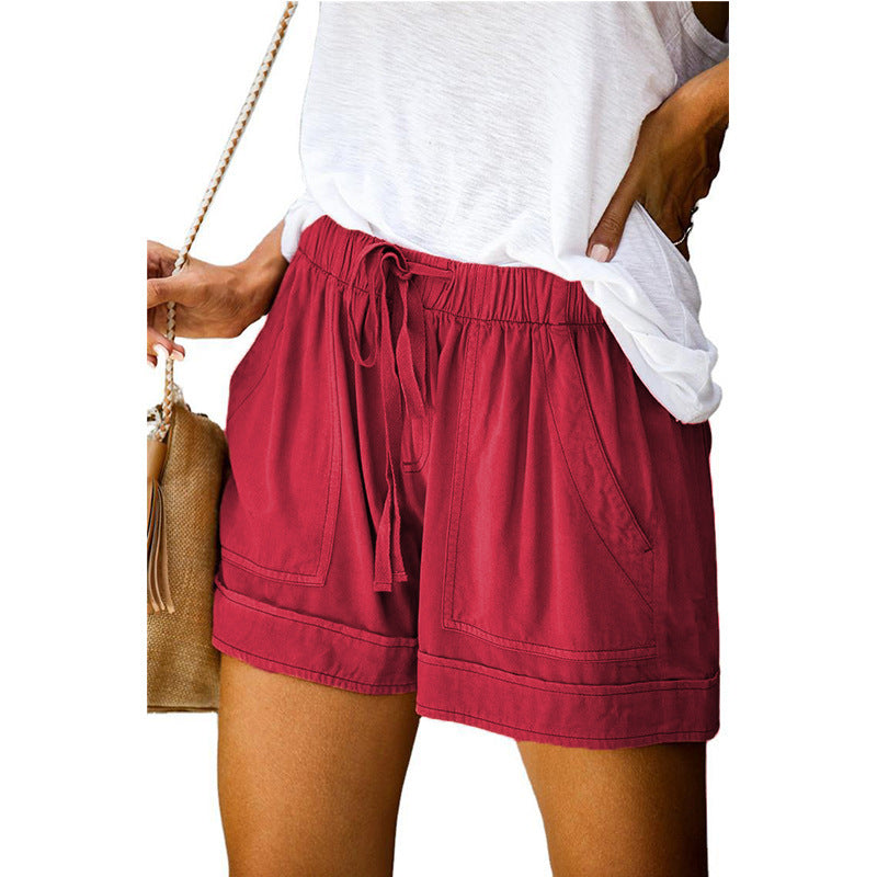 Women's Casual Summer European Style High Waist Loose Pants