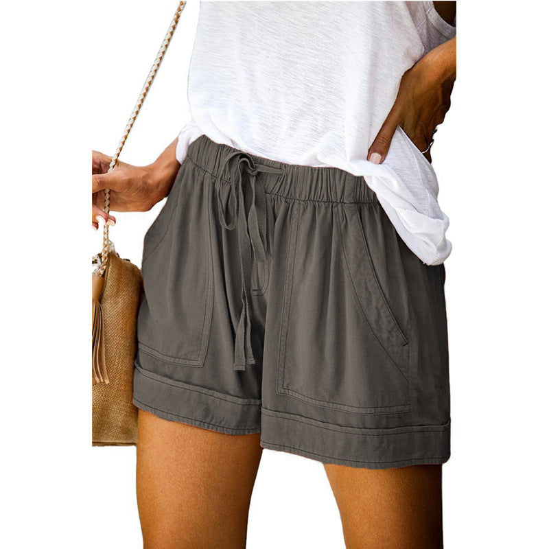 Women's Casual Summer European Style High Waist Loose Pants