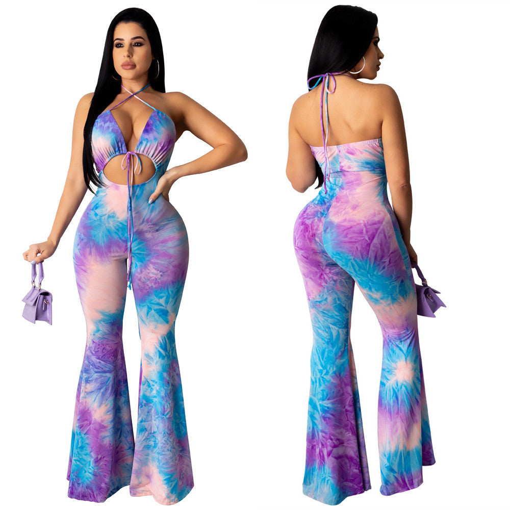 Women's Source Sexy Lace Up Printed Pants