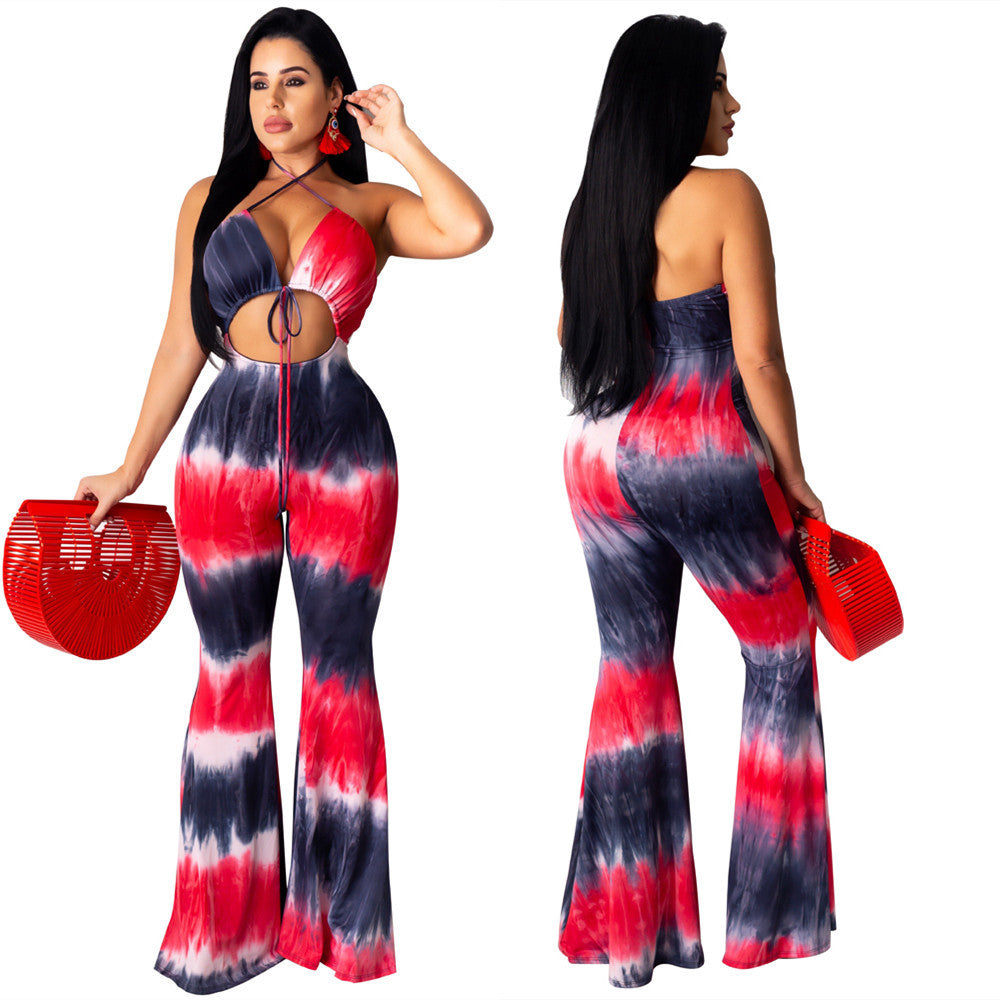 Women's Source Sexy Lace Up Printed Pants