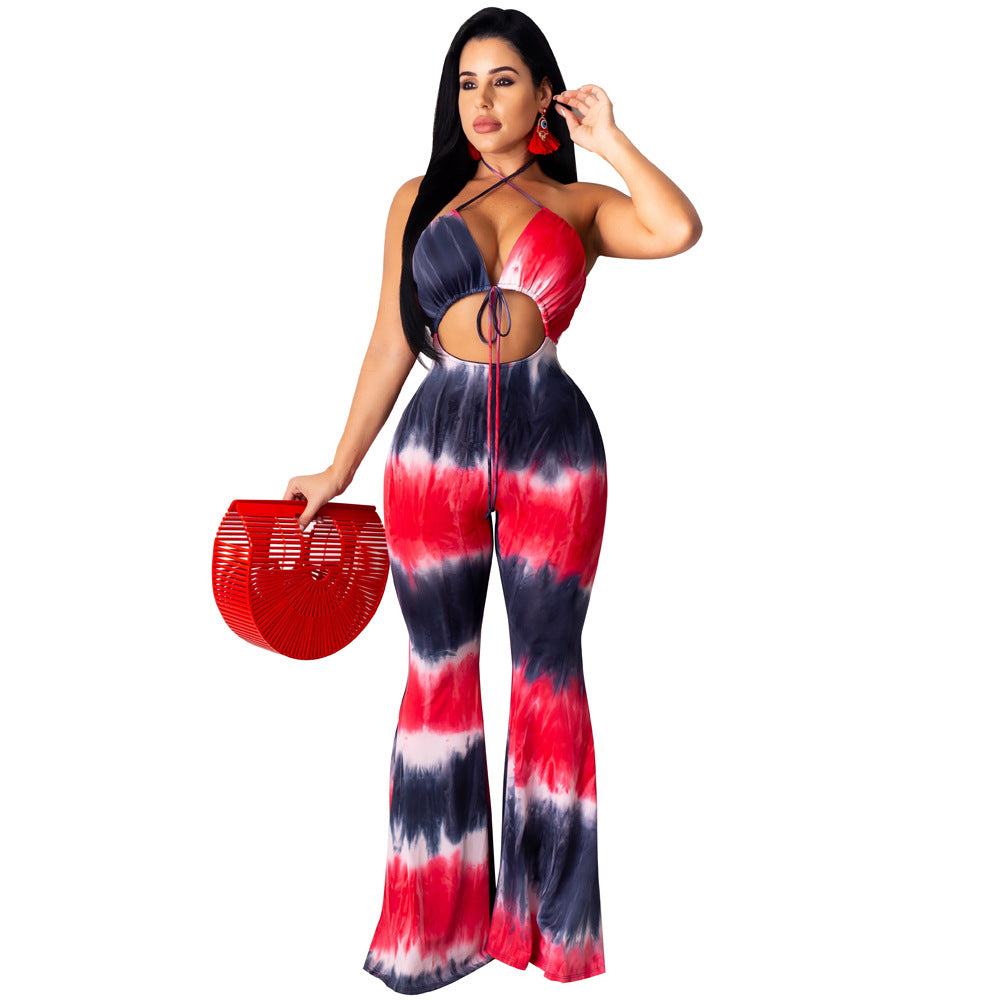 Women's Source Sexy Lace Up Printed Pants