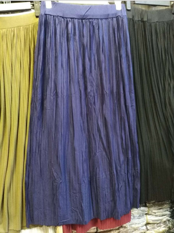 Women's Waist Elastic Artistic Style Casual Modal Skirts