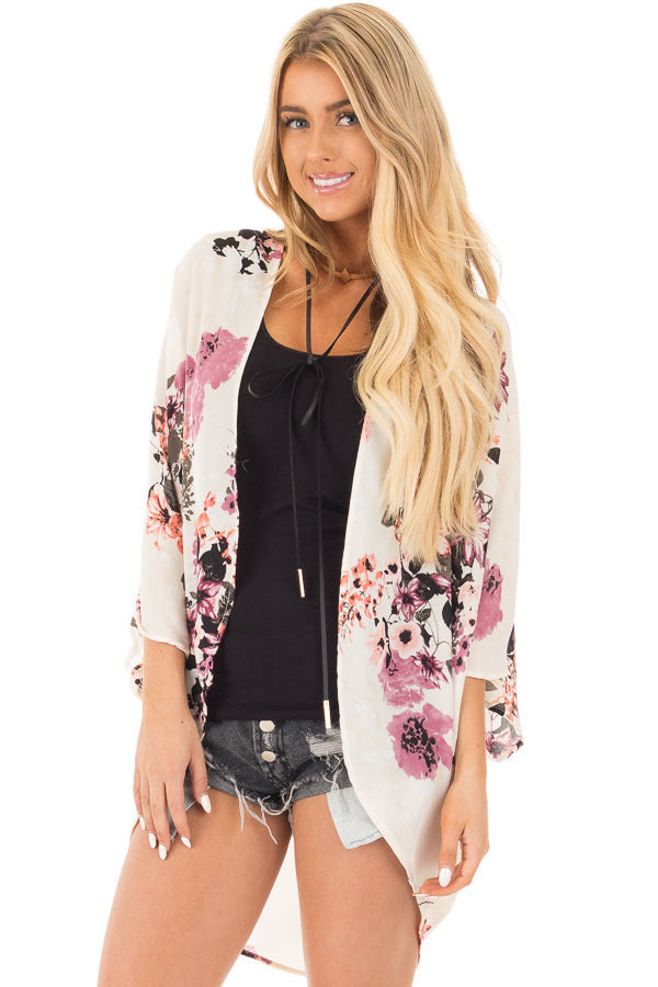 Chiffon Beach Dress Digital Printing Sun Blouses