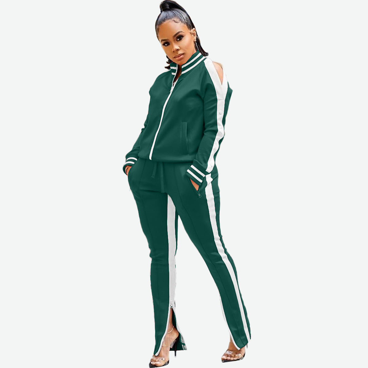 Comfortable Unique Fashion Casual Exercise Two-piece Suits