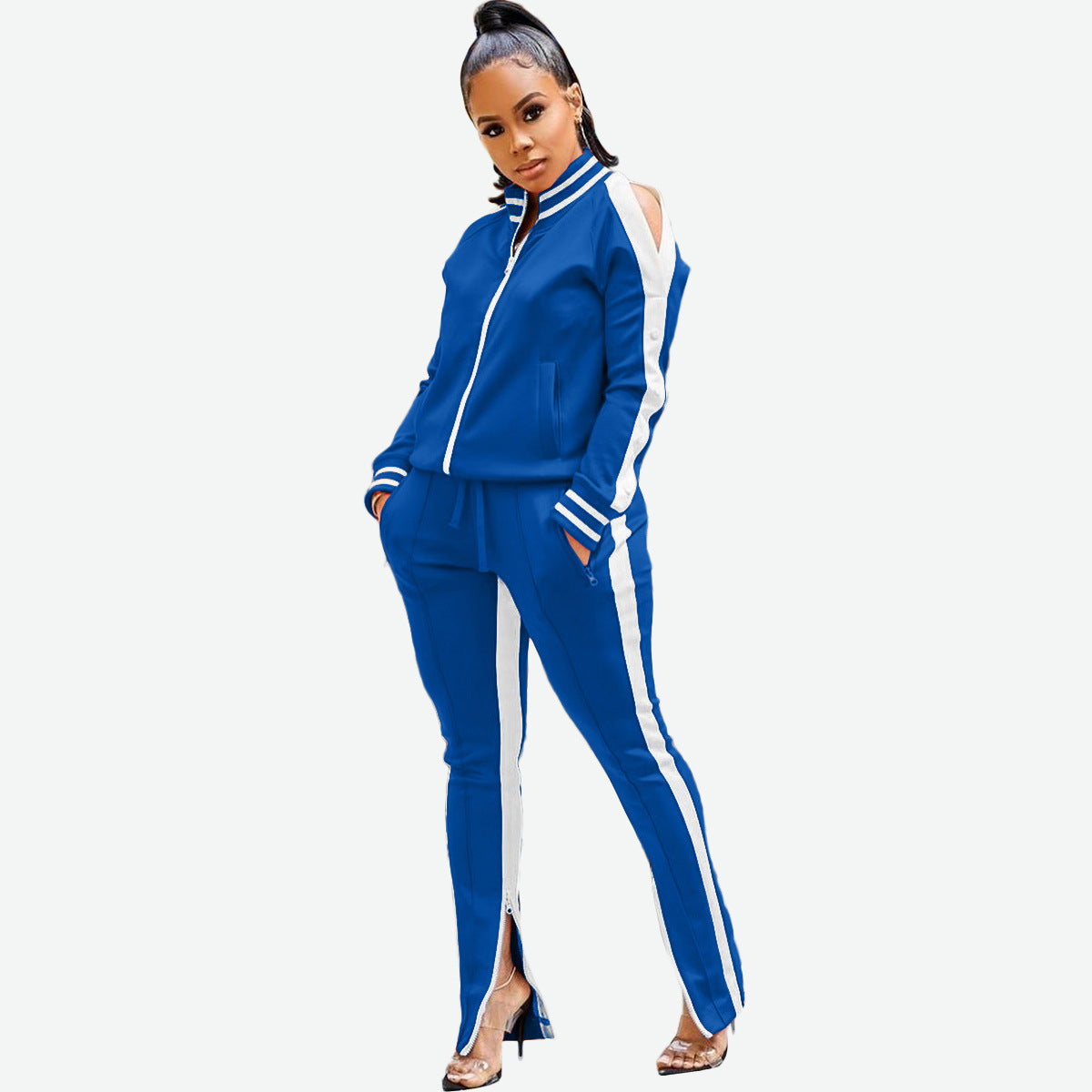 Comfortable Unique Fashion Casual Exercise Two-piece Suits