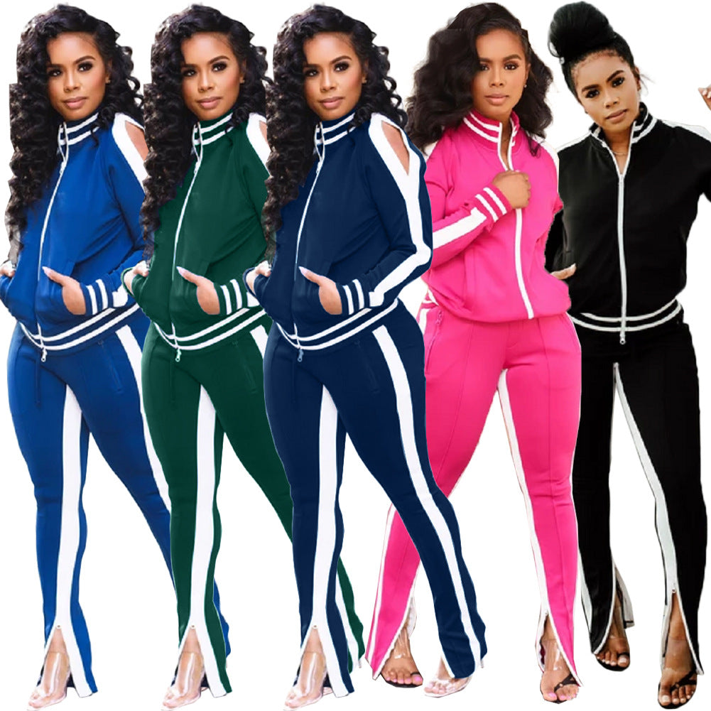 Comfortable Unique Fashion Casual Exercise Two-piece Suits