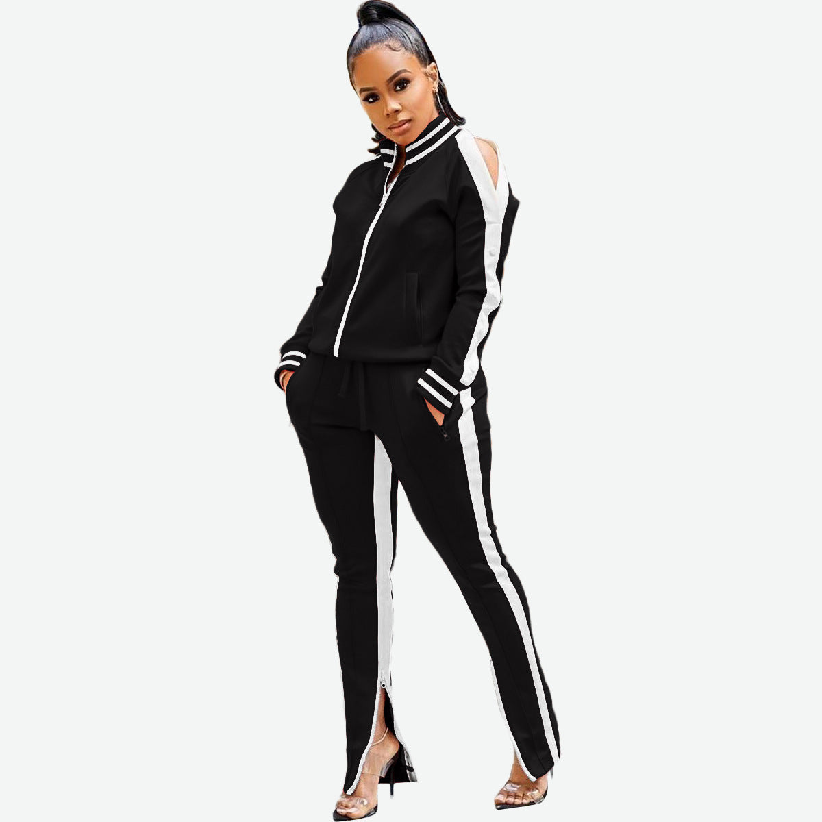Comfortable Unique Fashion Casual Exercise Two-piece Suits