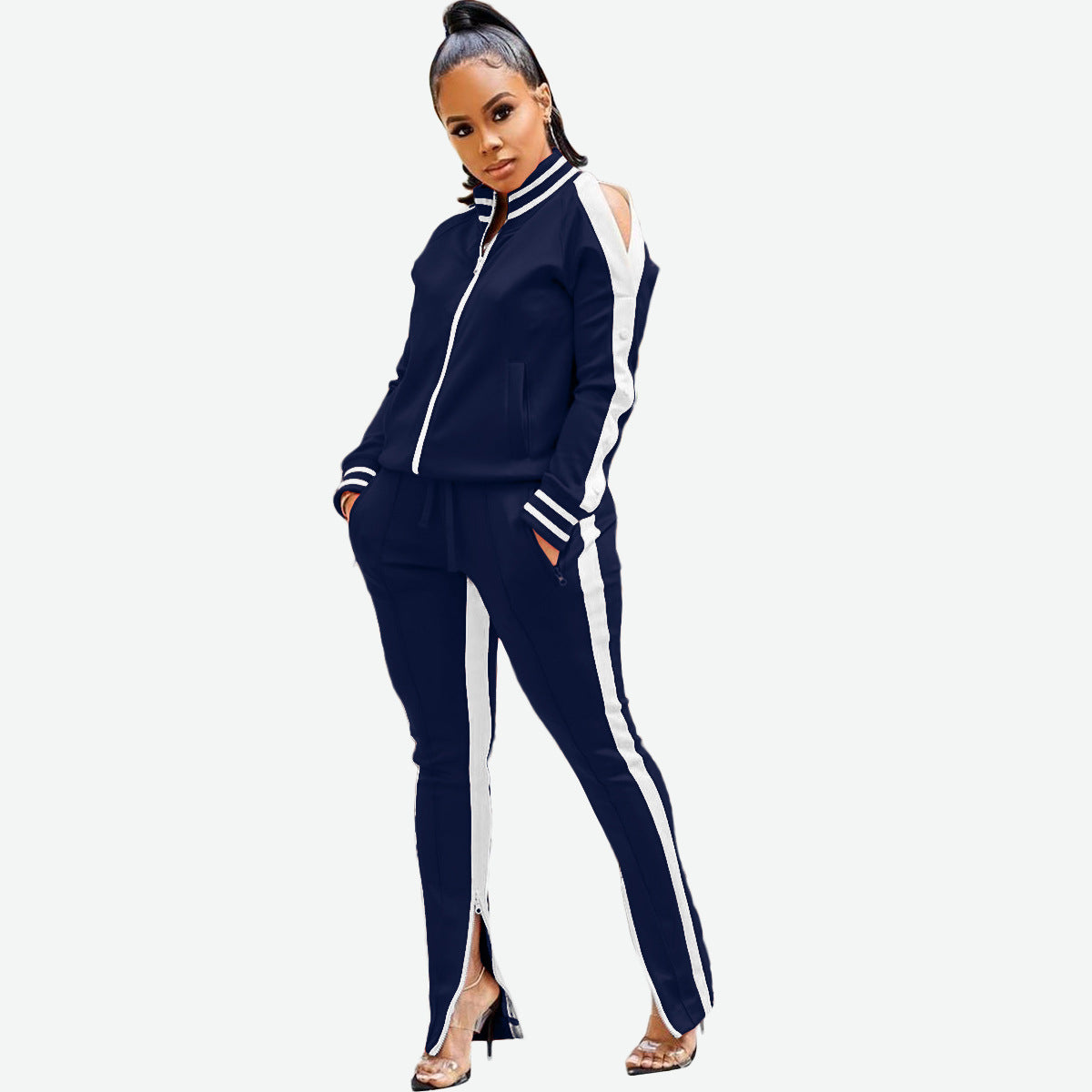 Comfortable Unique Fashion Casual Exercise Two-piece Suits
