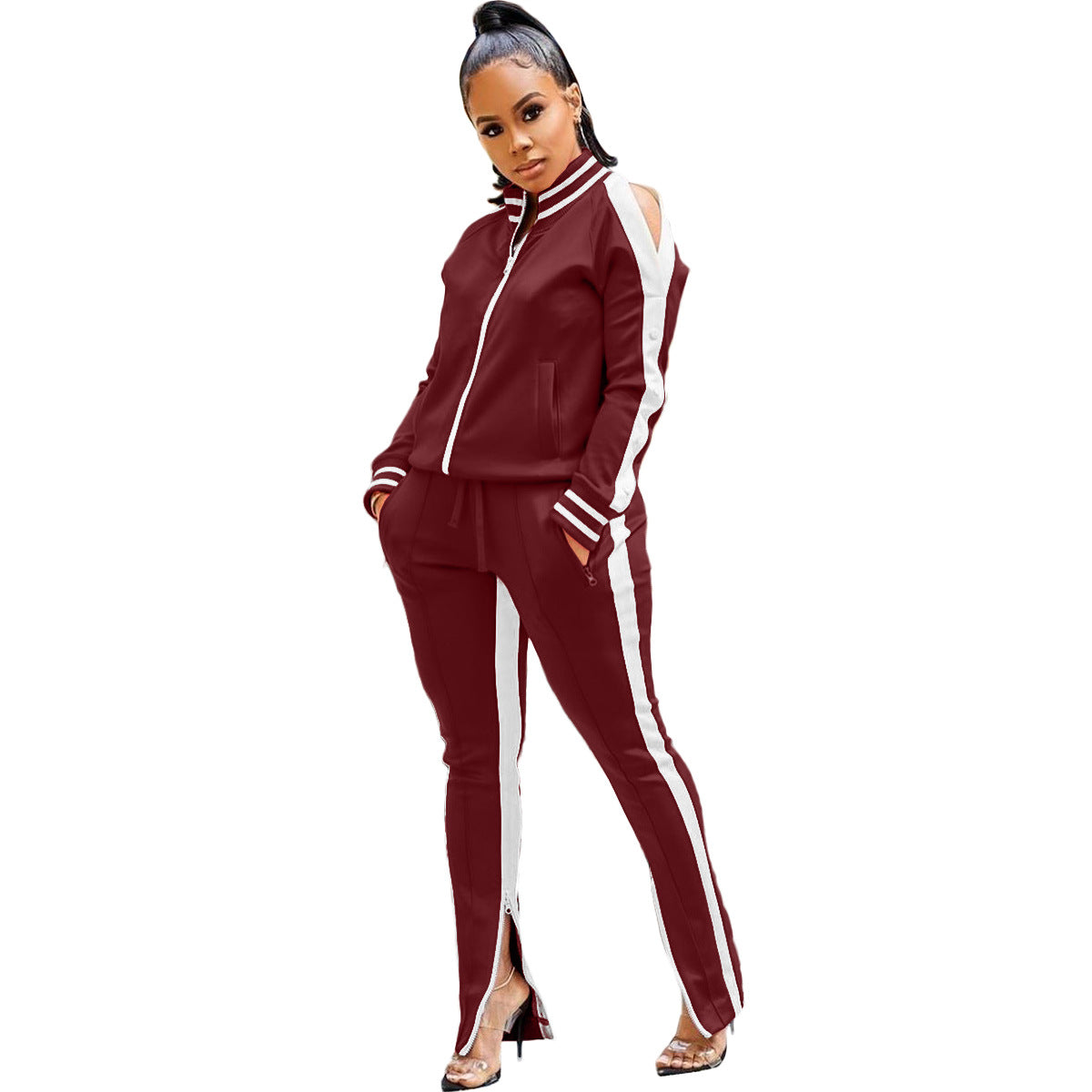 Comfortable Unique Fashion Casual Exercise Two-piece Suits