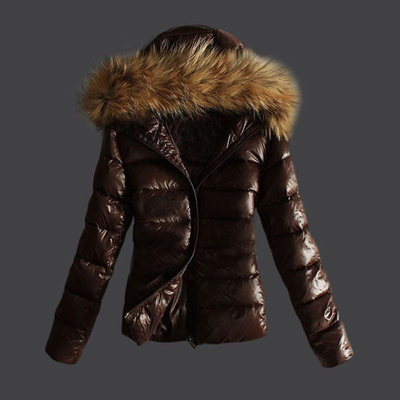 Slim Fit Cotton Imitation Fur Big Coats