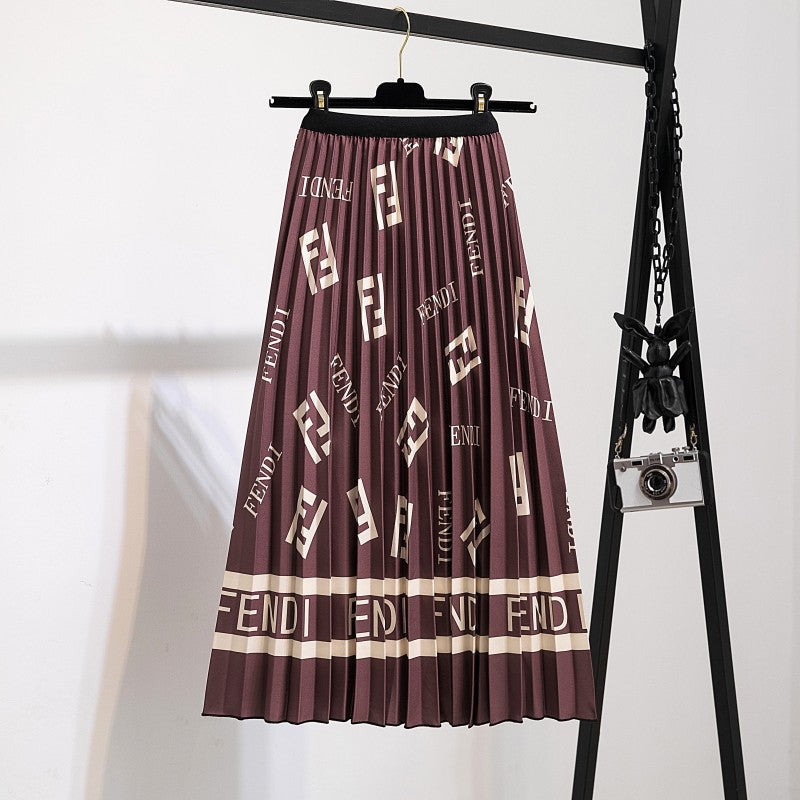 Women's Charming Slouchy Pretty Pleated Mid-length Skirts