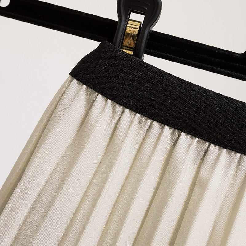 Women's Charming Slouchy Pretty Pleated Mid-length Skirts