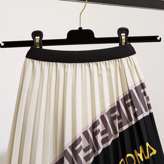 Women's Charming Slouchy Pretty Pleated Mid-length Skirts