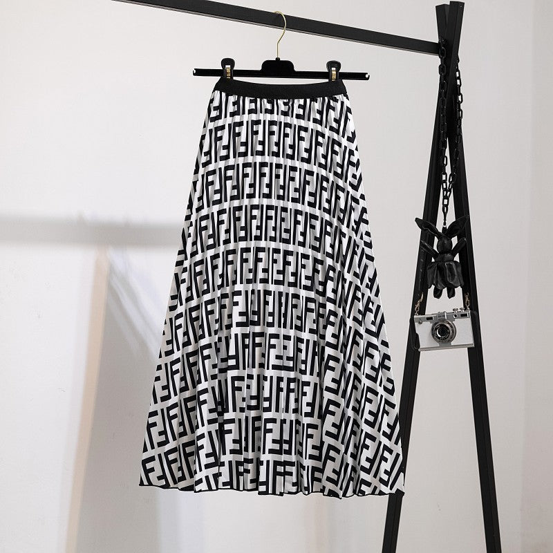 Women's Charming Slouchy Pretty Pleated Mid-length Skirts