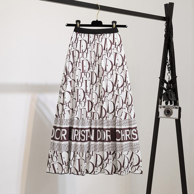 Women's Charming Slouchy Pretty Pleated Mid-length Skirts