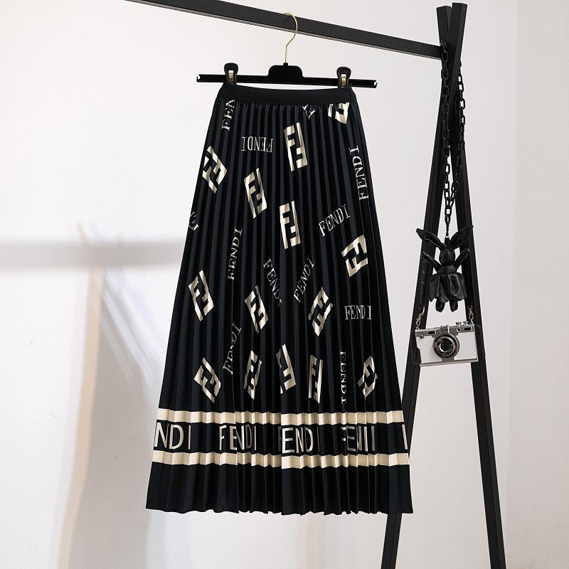 Women's Charming Slouchy Pretty Pleated Mid-length Skirts