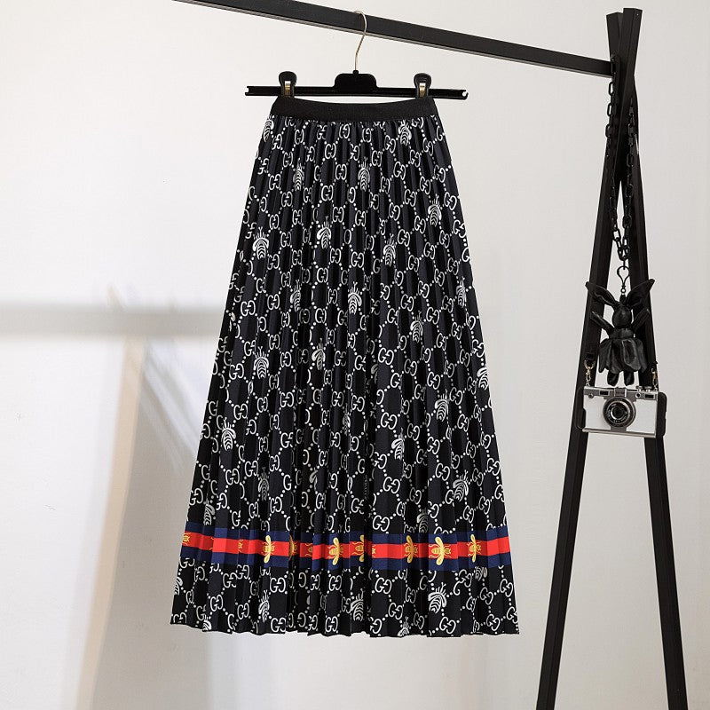Women's Charming Slouchy Pretty Pleated Mid-length Skirts