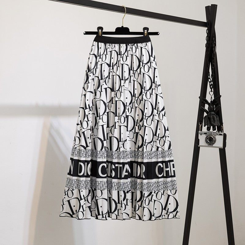 Women's Charming Slouchy Pretty Pleated Mid-length Skirts