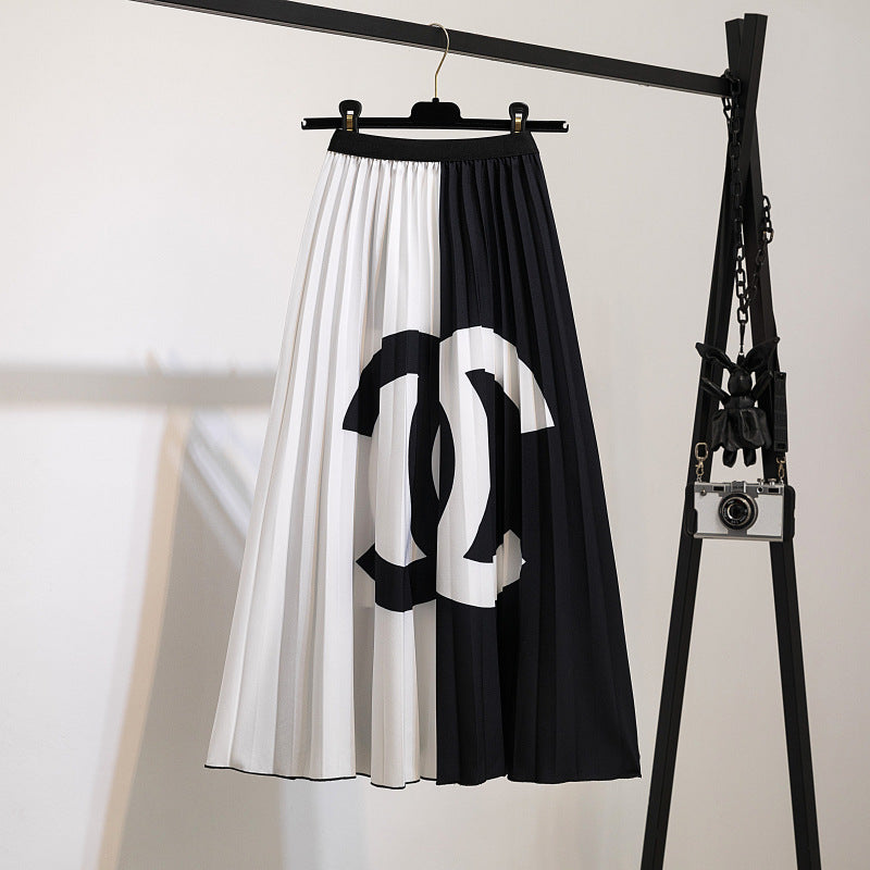Women's Charming Slouchy Pretty Pleated Mid-length Skirts