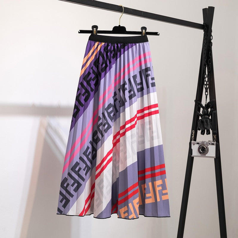 Women's Charming Slouchy Pretty Pleated Mid-length Skirts