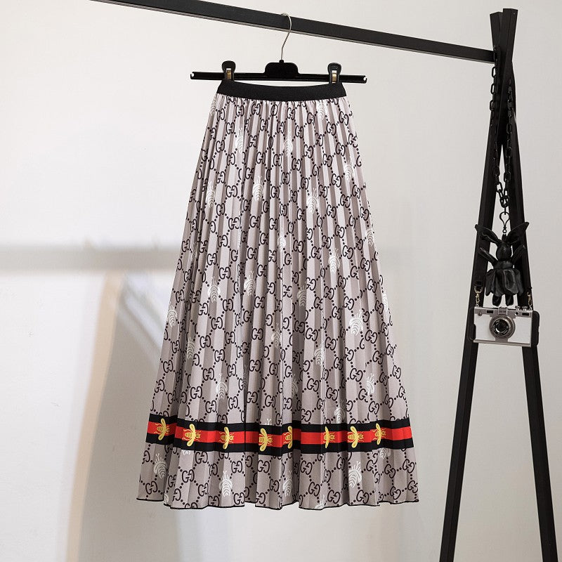 Women's Charming Slouchy Pretty Pleated Mid-length Skirts