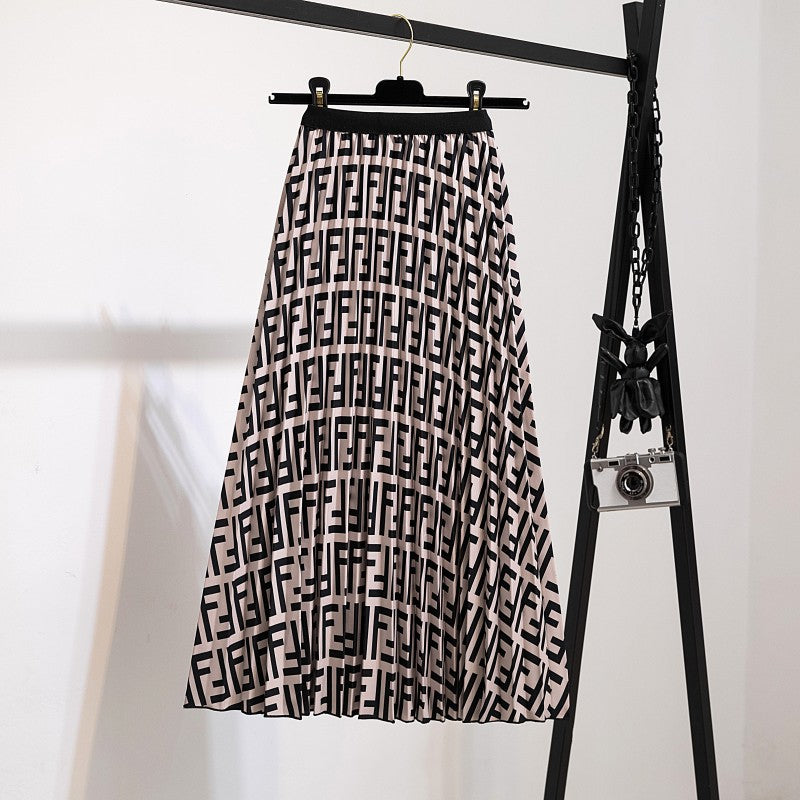 Women's Charming Slouchy Pretty Pleated Mid-length Skirts