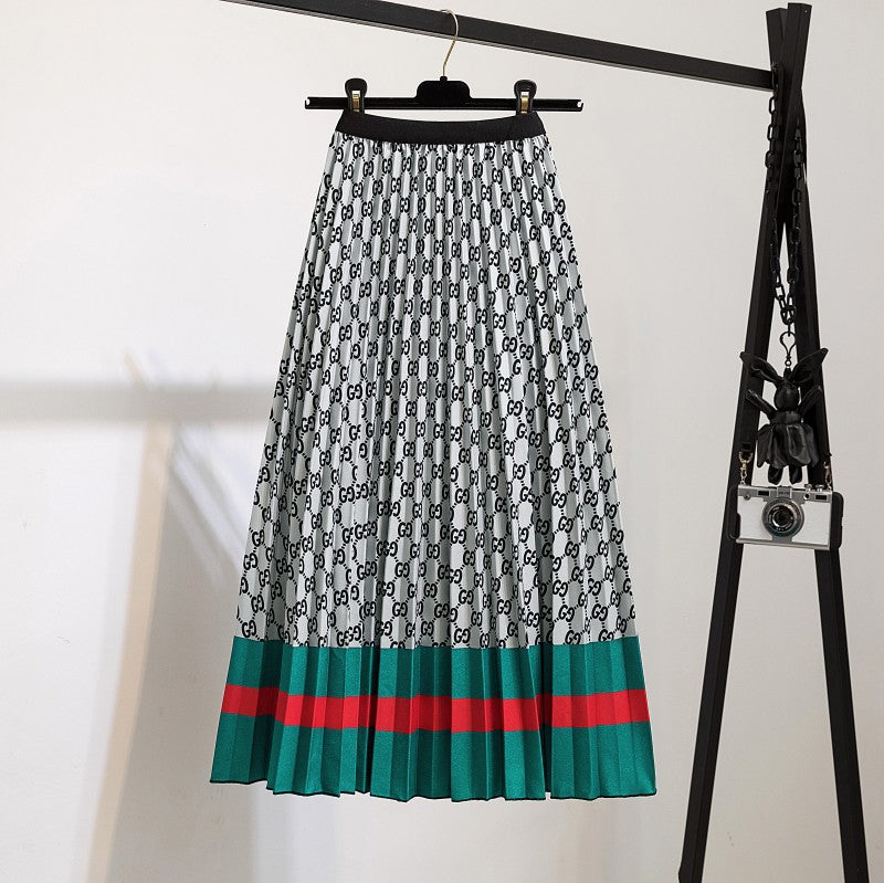 Women's Charming Slouchy Pretty Pleated Mid-length Skirts