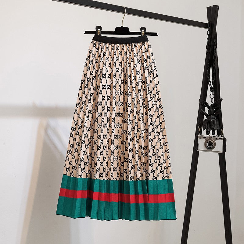 Women's Charming Slouchy Pretty Pleated Mid-length Skirts