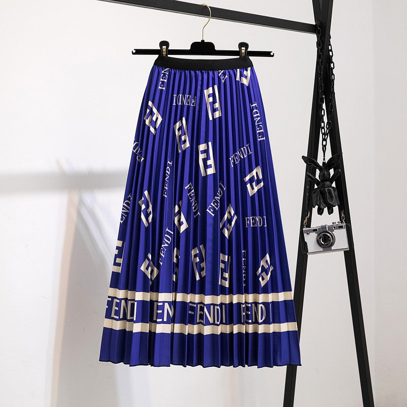 Women's Charming Slouchy Pretty Pleated Mid-length Skirts