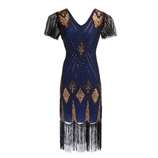Pretty Classic Sequined Dress Retro Sequins Evening Dresses