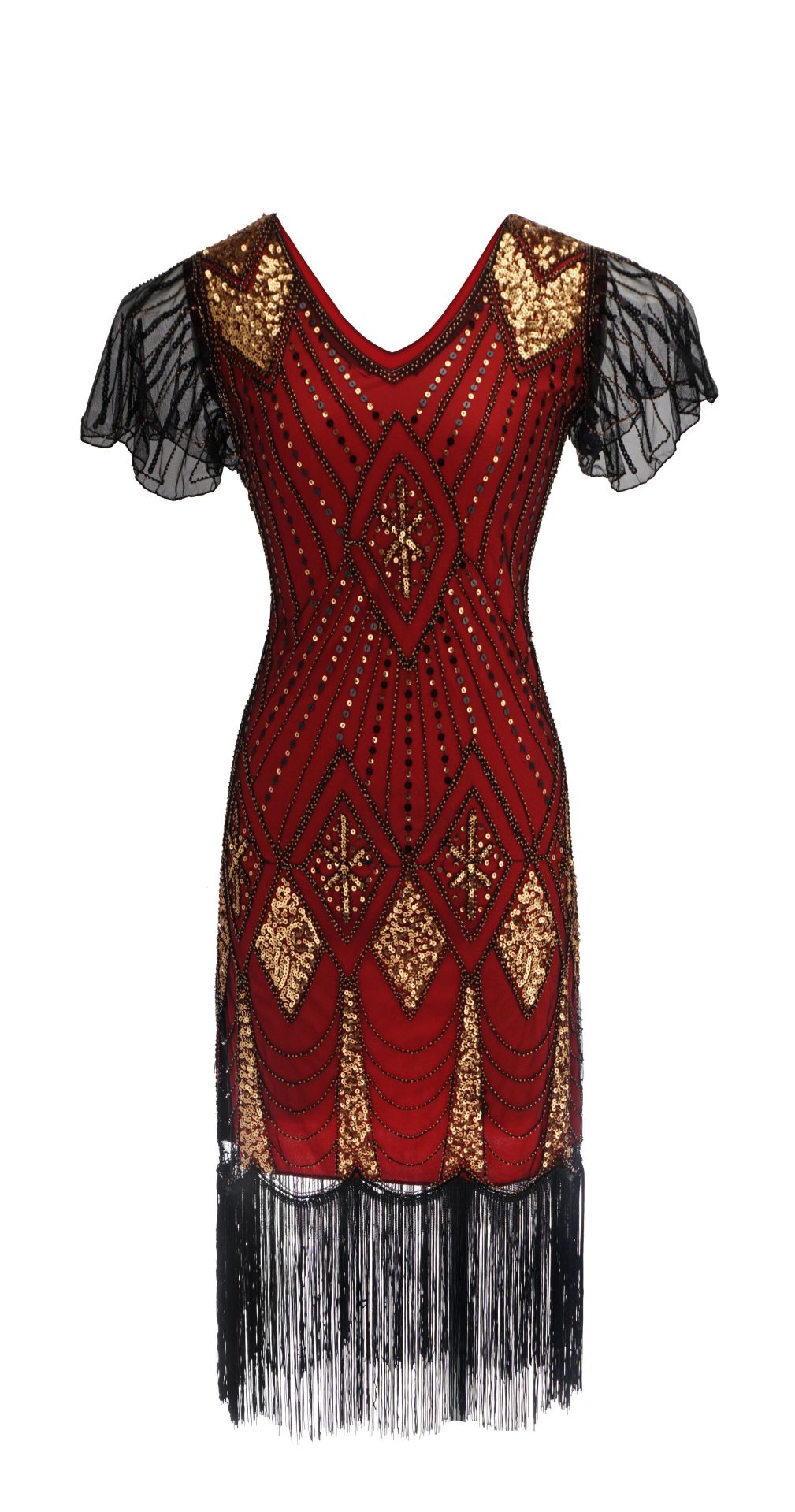 Pretty Classic Sequined Dress Retro Sequins Evening Dresses