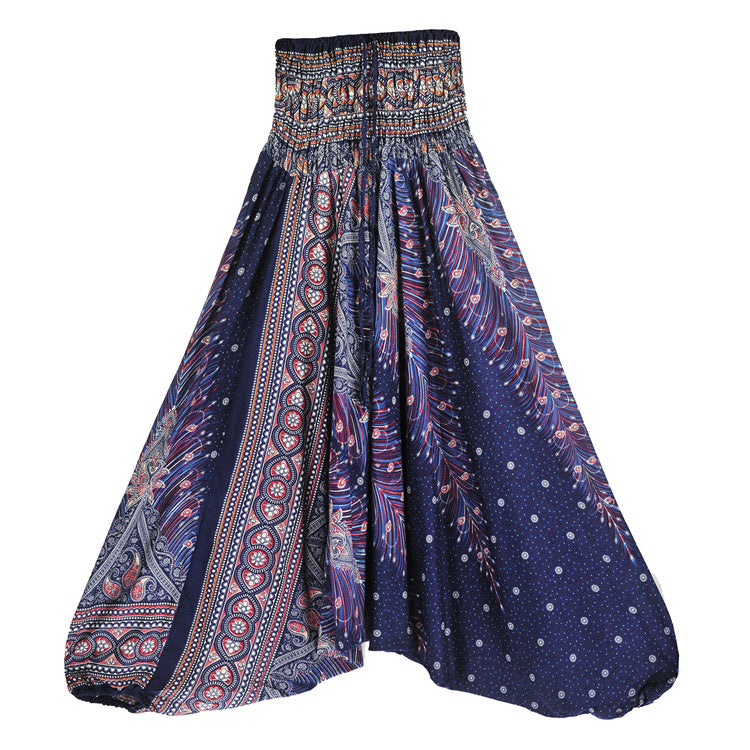 Charming Casual Yoga Big Crotch Bohemian Pants
