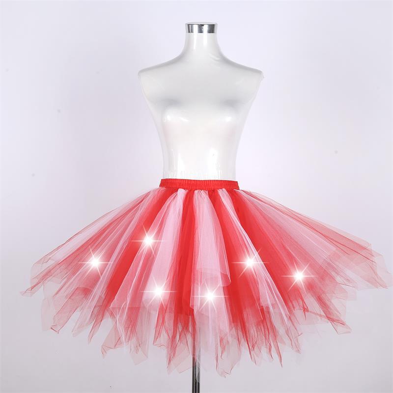 Adult Mesh Slip Dress Pettiskirt Stage Skirts
