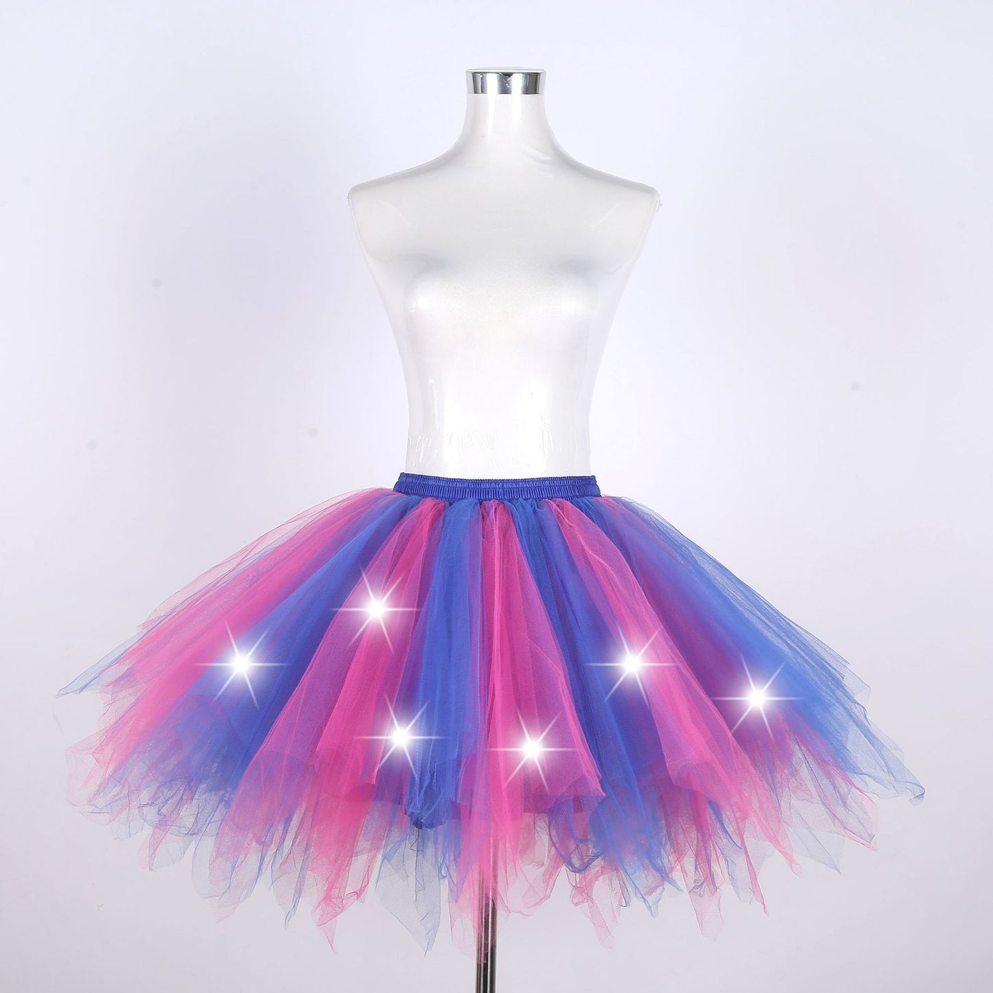 Adult Mesh Slip Dress Pettiskirt Stage Skirts