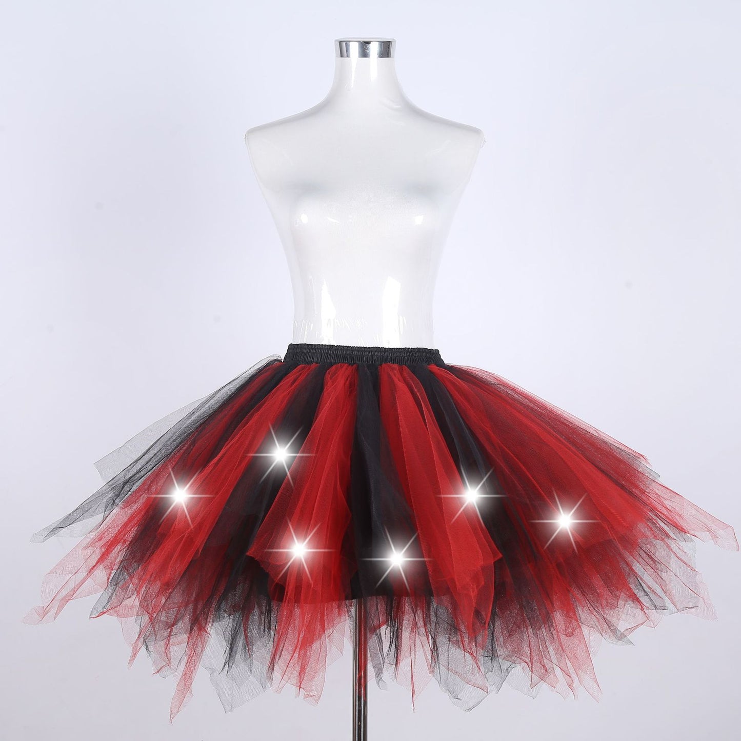 Adult Mesh Slip Dress Pettiskirt Stage Skirts