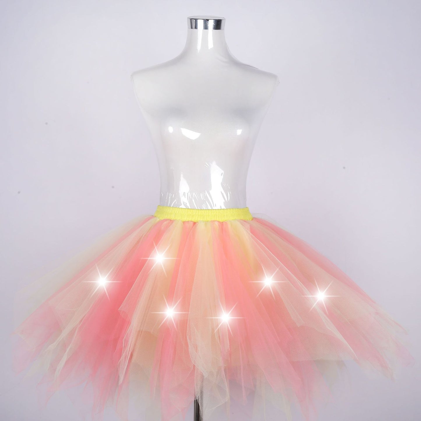 Adult Mesh Slip Dress Pettiskirt Stage Skirts