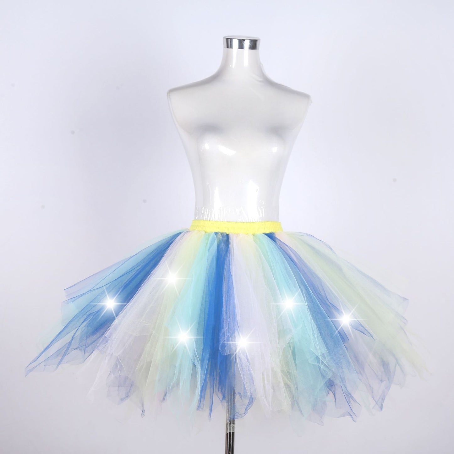 Adult Mesh Slip Dress Pettiskirt Stage Skirts