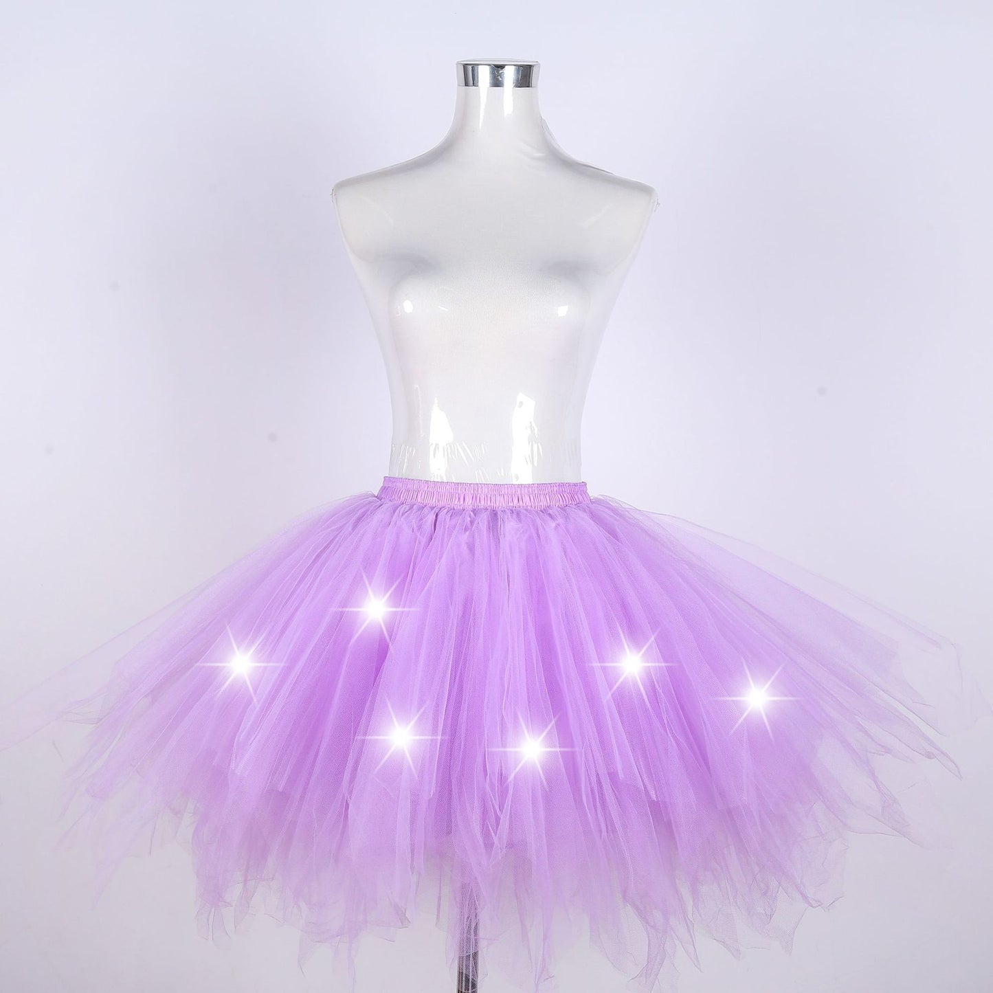 Adult Mesh Slip Dress Pettiskirt Stage Skirts