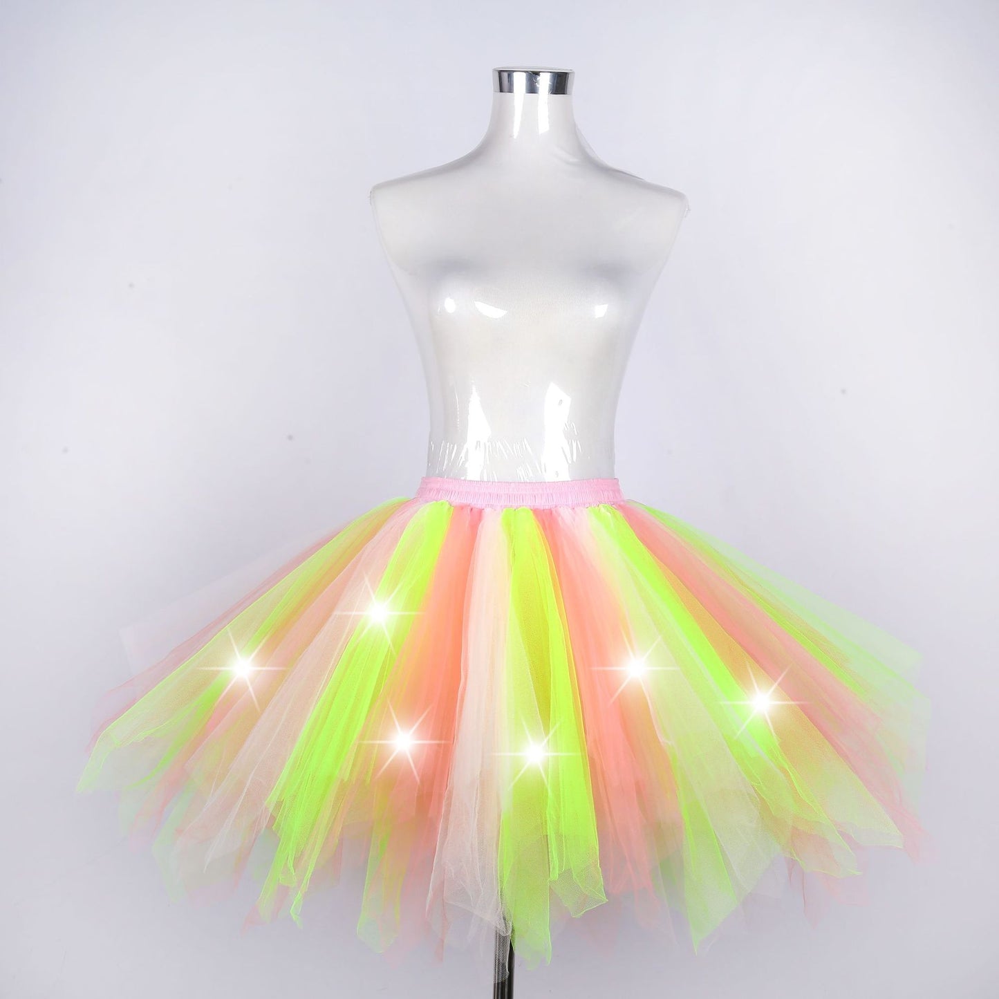 Adult Mesh Slip Dress Pettiskirt Stage Skirts