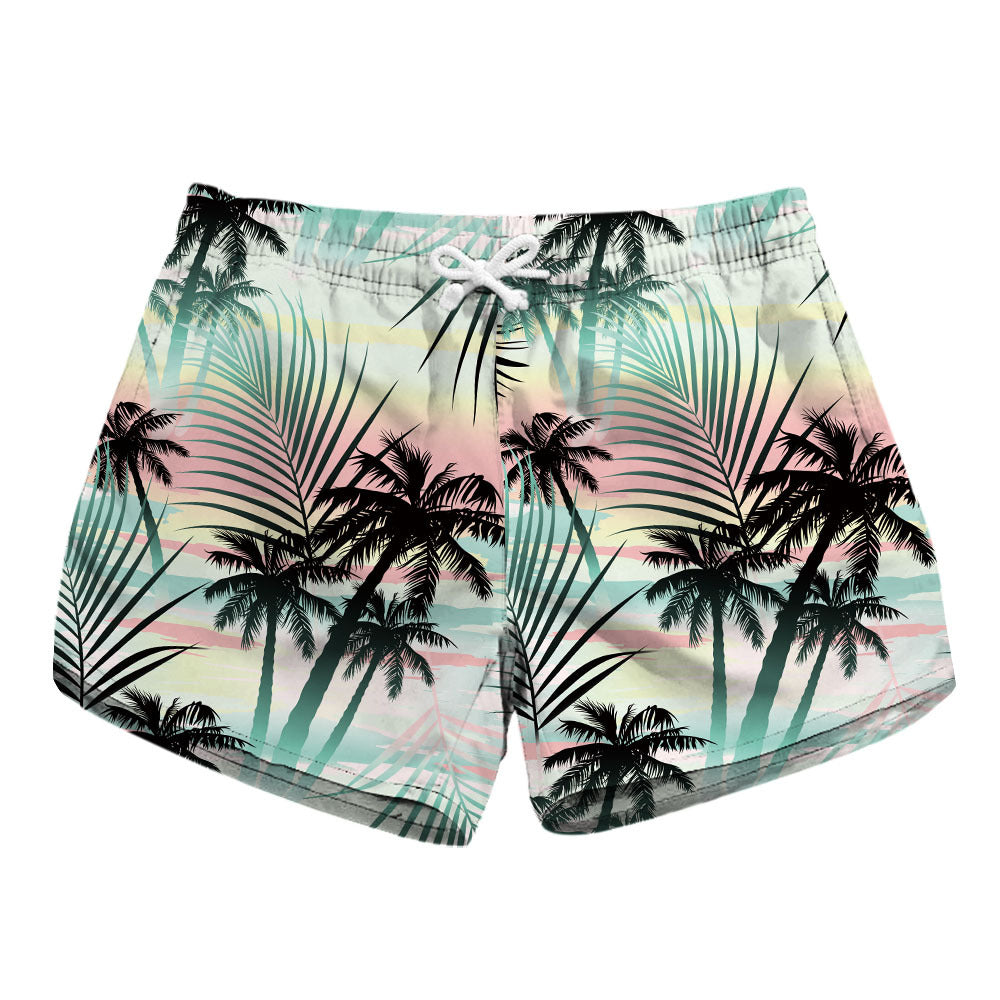 Women's Sexy Beach Digital Printing Cute Shorts