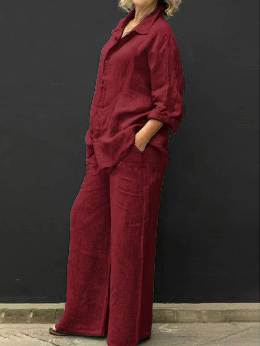 Women's Innovative Shirt Outfit Casual Urban Suits