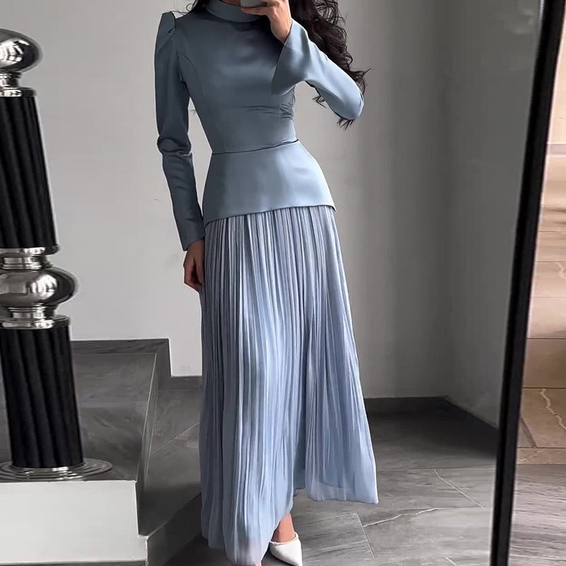 Fashion Lace Up Waist Design Fake Dresses