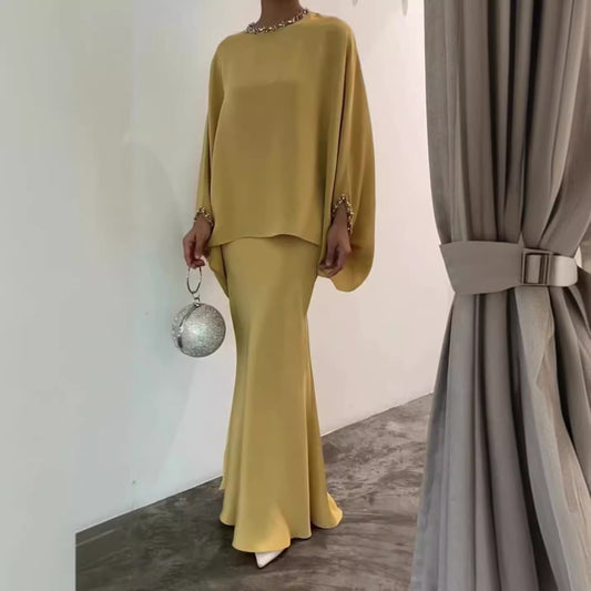 Classic Comfortable Charming Pearl Mop Dress Suits